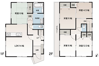 2号棟間取図